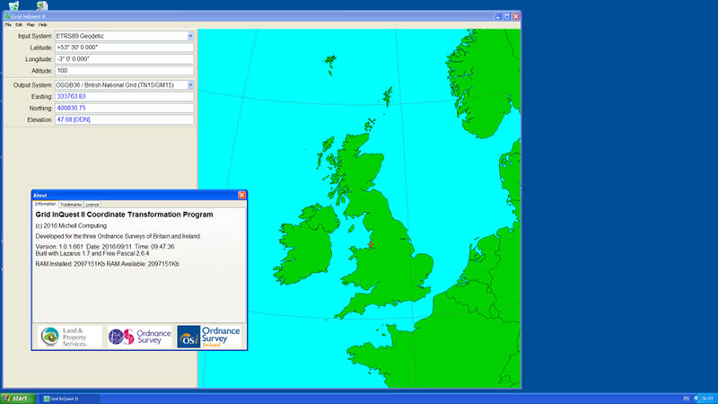 Grid InQuest II on Windows XP